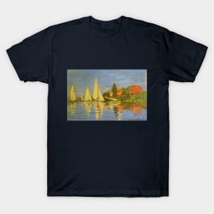 Regatta at Argenteuil by Claude Monet T-Shirt